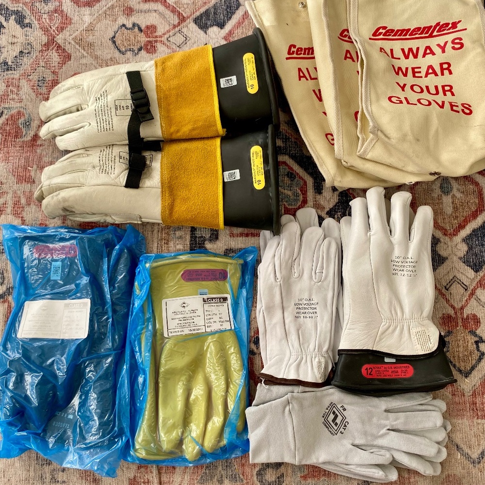 Marigold Industrial High Voltage Electrical Gloves 16” 17,000V AC